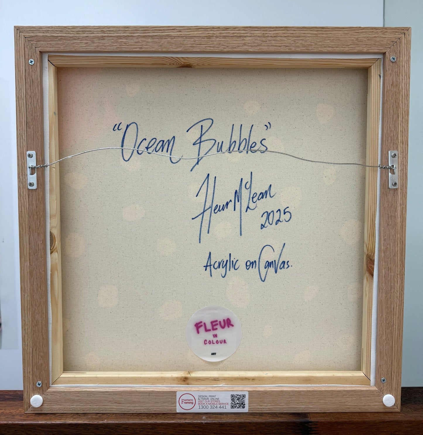 Ocean Bubbles - Available to purchase through "The Brisbane Gallery"